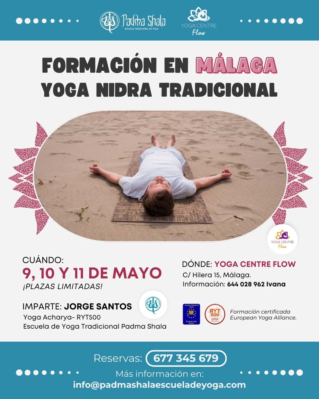 Traditional Yoga Nidra course in Málaga