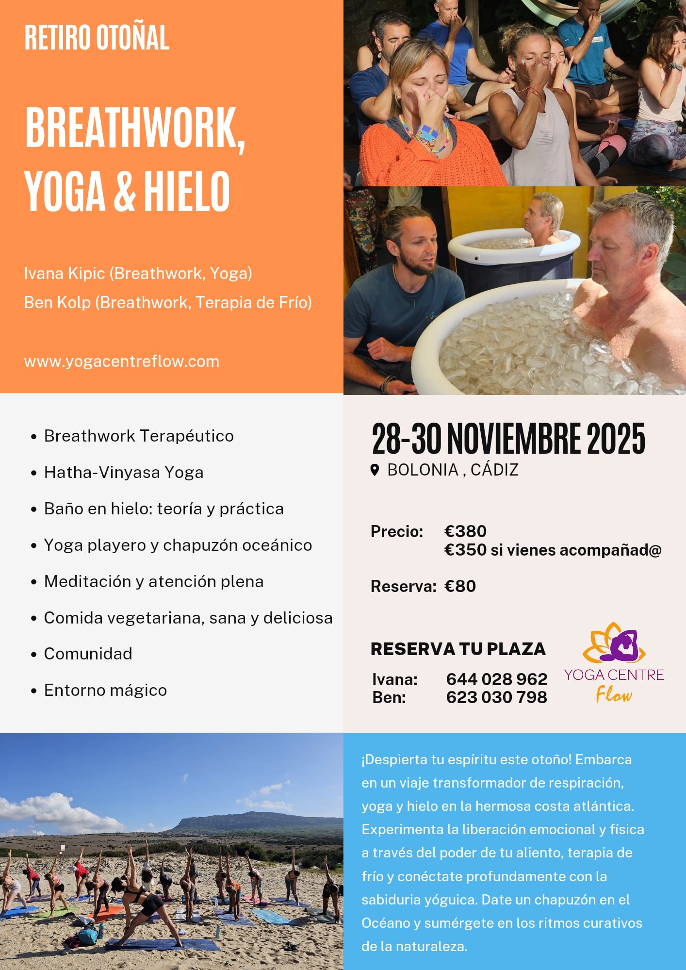 Retiro de Yoga, Mindfulness y Breathwork
